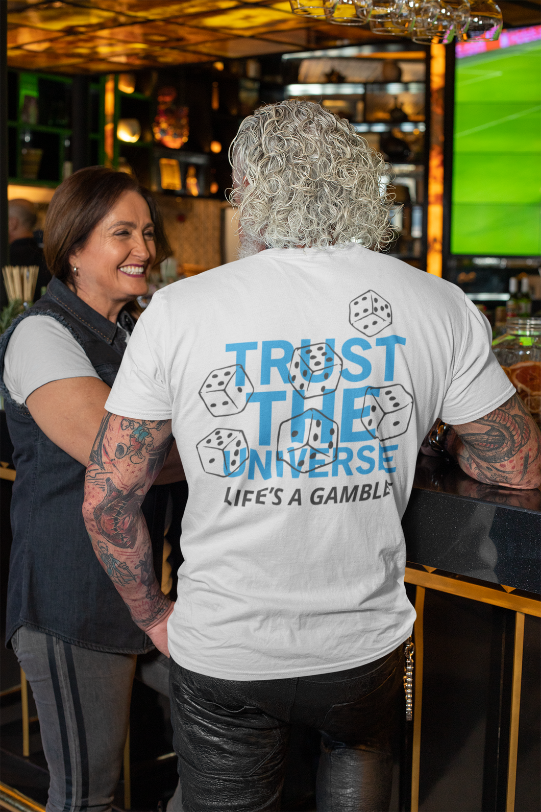 Trust The Universe Life is a Gamble tee