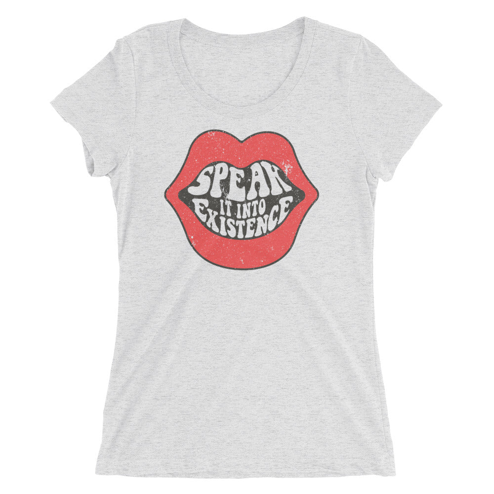 Women's Speak It Into Existence Short Sleeve Tee